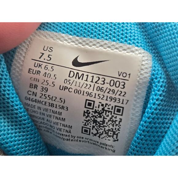 NIKE LEBRON WITNESS VII 7 GREY FOG-HYPER PINK SZ 7.5 [DM1123-003] - Picture 8 of 8